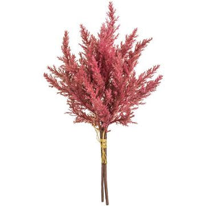 14" Pampas Grass Rose Bundle x3 - Florals and Foliage