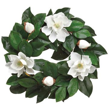 22" Magnolia Wreath