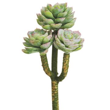 8" Soft Touch Hen & Chick Pick - Florals and Foliage