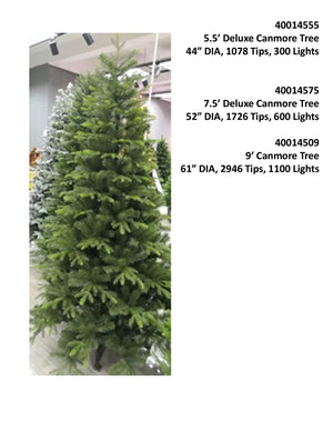 9' Deluxe Canmore Tree 61"D