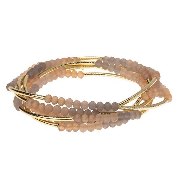 Scout Wrap Mirage/Gold Bracelet/Necklace