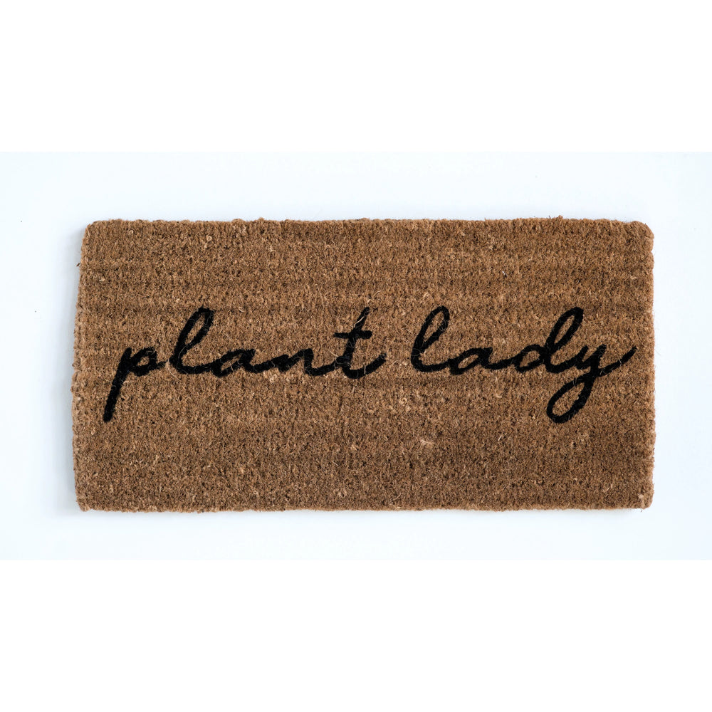 
            
                Load image into Gallery viewer, 32&amp;quot; x 16&amp;quot; Natural Coir Mat - Plant Lady
            
        