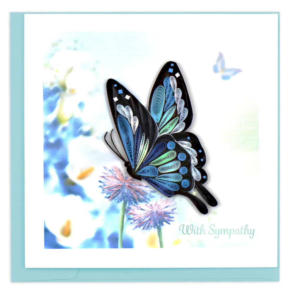 Sympathy Butterfly Card