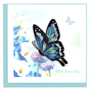 
            
                Load image into Gallery viewer, Sympathy Butterfly Card
            
        