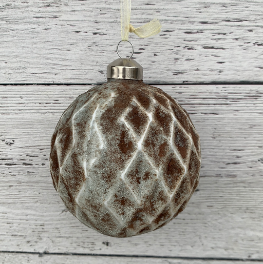 4" Glass Ball Ornament