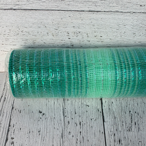
            
                Load image into Gallery viewer, Spring - 21&amp;quot;x10yards Aqua-Mint Metallic Ombre Mesh
            
        