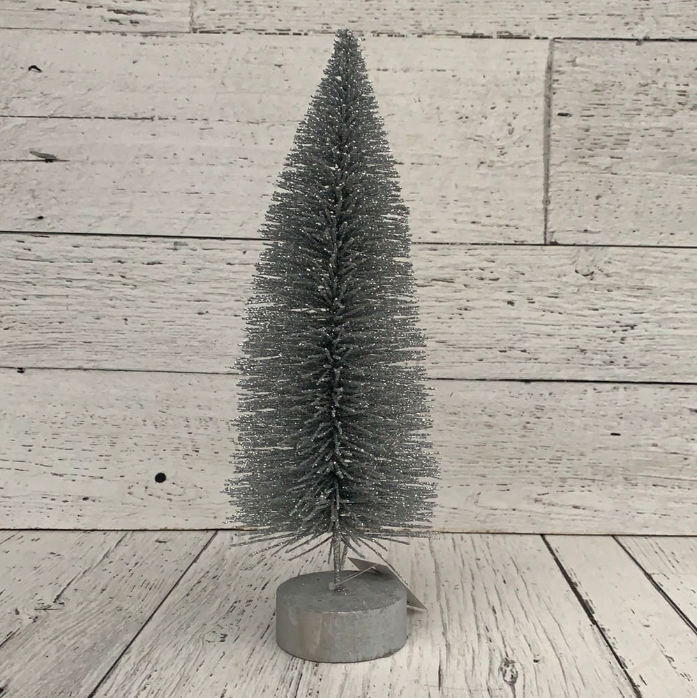 
            
                Load image into Gallery viewer, Large Silver Bottle Bush Tree
            
        