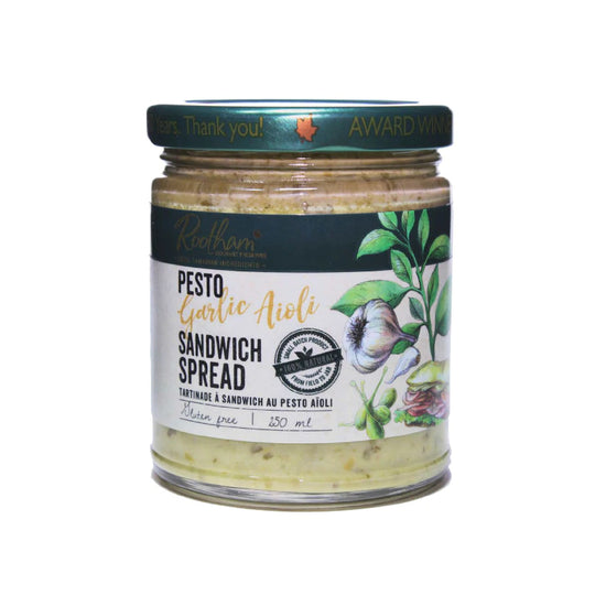 Pesto Garlic Aioli Sandwich Spread - Roothams