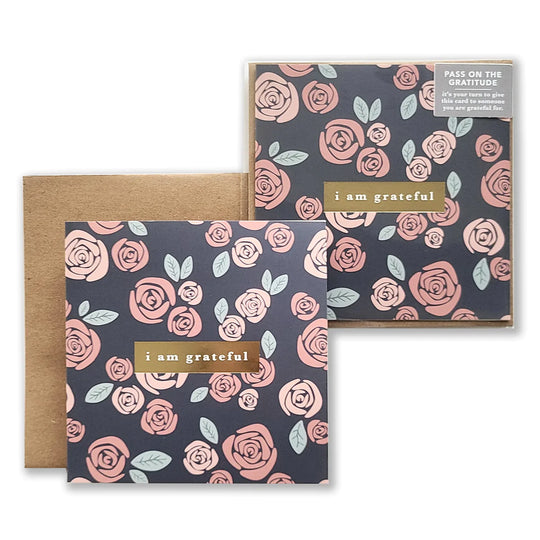Roses Gratitude Card