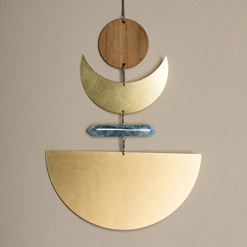 Wall Hanging - Moonrise Labradorite Wood