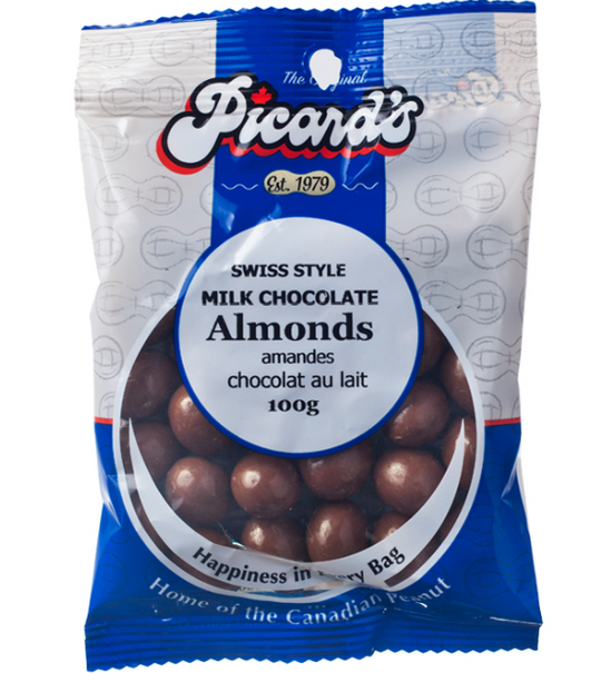 Picards Swiss Milk Chocolate Almonds