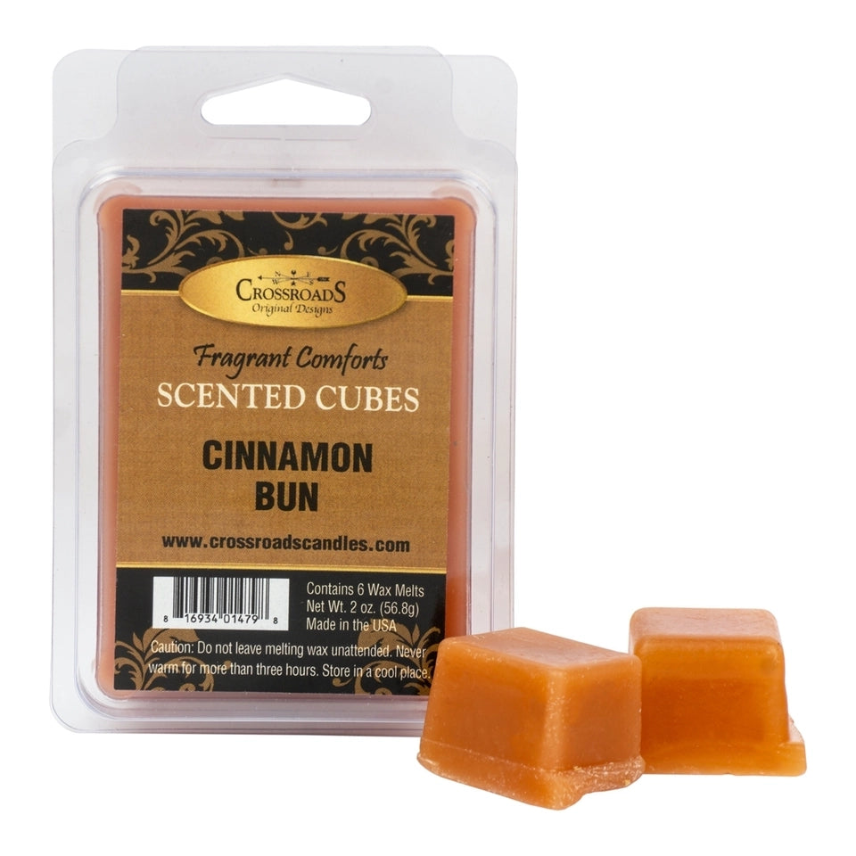Crossroads Candles Everyday:  Cinnamon Bun Scented Cubes