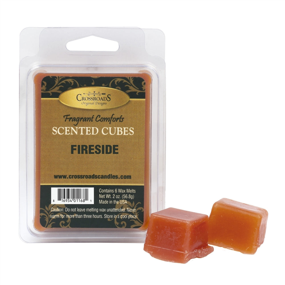 Crossroads Candles Fall: Scented Cubes Fireside