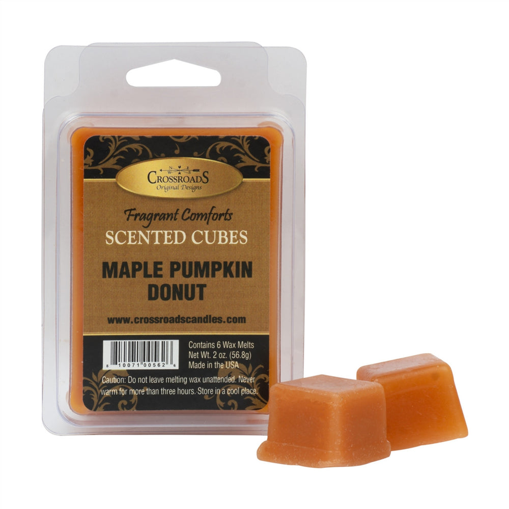 Crossroads Candles Fall:  Maple Pumpkin Donut Scented Cubes